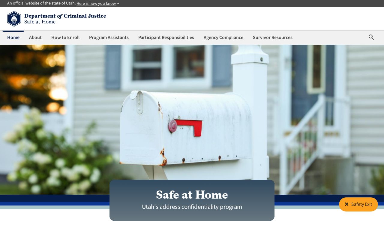 Washington residents directory Safe at Home address privacy